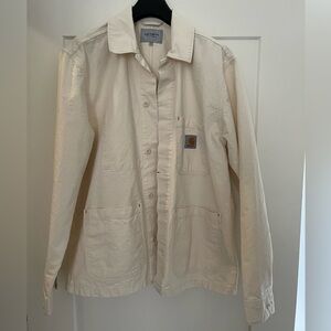 Carhartt Work In Progress Off White Chore Coat size XL